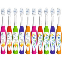 Kinderzahnbürsten mit Motiv - Packung 10 Stück Bär