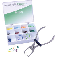 Composi-Tight® 3D Fusion™ - Medium Set 2 Ringe, 40 Keile, 40 Matrizenbänder, 1 Ringseparierzange Composi-Tight® 3D Fusion™ - Medium Set 2 Ringe, 40 Keile, 40 Matrizenbänder, 1 Ringseparierzange