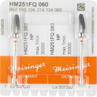 HM-Fräser, (frézer), 251FQ, ISO 060, HP, 2 darab