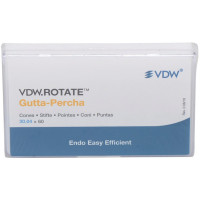 VDW.ROTATE ™ guttapercha - Pack 60 db kúpos 0,04 ISO 030