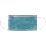 Monoart® Mundschutz Protection 3 - Box 50 Stück mit Gummizug, lagunablau