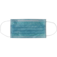 Monoart® Mundschutz Protection 3 - Box 50 Stück mit Gummizug, lagunablau