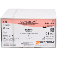 Glycolon® Oral - felszívódó varrat, 24 db,, lila, 45 cm, DSM 16, USP 5/0