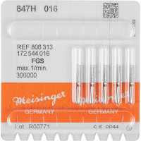 Diamanten 847, gyémántcsiszoló, fekete, ISO 016, FGS, 5 darab