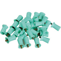 Prophy Cup Screw-Type - Packung 120 Stück türkis gerippt, weiches Gummi