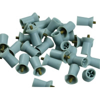 Prophy Cup Screw-Type - Packung 120 Stück hellgrau laminiert, weiches Gummi