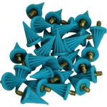 Prophy Cup Screw-Type - Packung 30 Stück pfirsich spitz, weiches Gummi