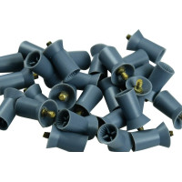 Prophy Cup Screw-Type - Packung 30 Stück dunkelgrau laminiert, hartes Gummi
