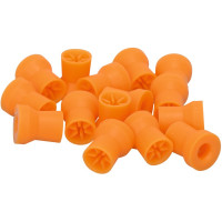 Prophy Cup Snap-On - Packung 120 Stück laminiert, hart, orange