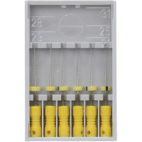 Hedstrom fájlok 174 - Pack 6 db sárga, 21 mm ISO 020