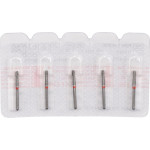 Diamond 856 - csomag 5 darab piros finom, FG, ábra 198 kúp kerek, 8 mm-es, ISO 018
