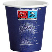 Akzenta ONE Pappbecher - papírpohár 20 x 50 darab mágikuskék, 180 ml