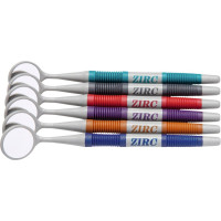 Crystal HD Mundspiegel Soft Grip - Packung 12 Stück sortiert metallic, Größe 5, Ø 24 mm - 50Z364-JWL