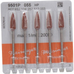 Universalpolierer 9501, polírozó, univerzális, barna ISO 055, HP, 5 darab