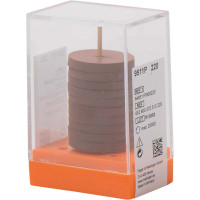 Universalpolierer 9511, polírozó, univerzális, barna ISO 220, szereletlen, 10 darab