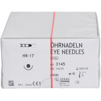 Federöhrnadeln - tű (rugós szem), 48 darab HR-17 4D steril Federöhrnadeln - tű (rugós szem), 48 darab HR-17 4D steril