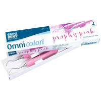 Omni colori - Set 1 küret univerzális, Figur M23A, 1 scaler univerzális, Figur M23, rózsaszín