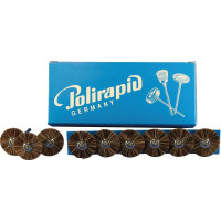 Miniatűr kefék (MB-H) - Pack hanga 12 darab lószőr szürke, HP, Ø 25 mm