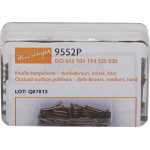 Kauflächenpolierer 9552, polírozó, (fém), barna, ISO 020, HP, 100 darab