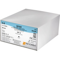 RESORBA® varratok - Pack 24 db, fekete, HR12, USP 4/0 RESORBA® varratok - Pack 24 db, fekete, HR12, USP 4/0