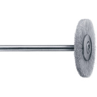 Ziegenhaarbürste - Packung 6 Stück montiert, Figur 543, Bohrung Ø 1,7 mm, ISO 220