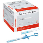 Ultra Safety Plus Twist - Packung 100 Injektionssysteme, 1 Mehrweghandstück, Gr. G30 kurz 0,3 mm x 25 mm