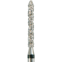 Turbo Diamanten T886 - Packung 5 Stück schwarz supergrob, FG, Figur 131 Zylinder spitz, 10 mm, ISO 014