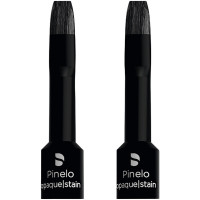 Pinelo Keramikpinsel - Packung 2 Pinselspitzen opaque/stain