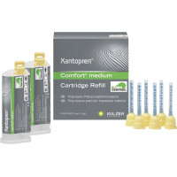 Xantopren® Comfort® System - Normalpackung 2 x 50 ml duplakartus medium zöld, 12 keverőhegy - 50034105