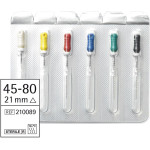 Omni K-Bohrer steril - Sortiment 6 Stück steril, 21 mm, ISO 045-080 - 210089