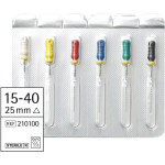 Omni K-Bohrer steril - Sortiment 6 Stück steril, 25 mm, ISO 015-040 - 210100