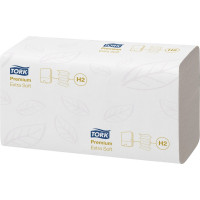 TORK® Xpress® extra weiche Multifold (Interfold) Handtücher H2 System - Karton 3.000 Stück 21 x 34 cm