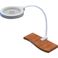 RLL LED Flex 5 - Stück LED Ringlupenleuchte 5 Dioptrien, Flexarm 51 cm - 24996-5
