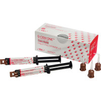 GC G-CEM ONE™ - Nachfüllpackung Twin 2 x 4,6 g Spritze A2, 15 GC Automix Tips regular, 5 GC Automix Endo Tips