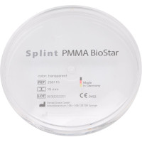 Splint PMMA BioStar - Stück H 15 mm, transparent