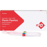 Plastikpipetten 0,3 - Packung 25 Stück sortiert, 0,3 ml