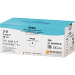 RESORBA® Nahtmaterial - Packung 12 Stück, HR22, USP 3/0