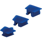 Mundkeile - Set 3 Stück (S, L, XL) blau mit Kette Mundkeile - Set 3 Stück (S, L, XL) blau mit Kette
