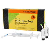 Harvard MTA-RootSeal - Packung 2 x 0,25 g OptiCaps, 2 x EndoDirect Spritze mit flexibler Endo-Kanüle