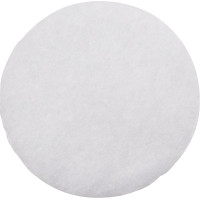 Filtermatte - Packung 5 Stück rund, weiß