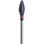 HM-Fräser 257 - Stück schwarz beschichtet, Kreuzverzahnung, rot fein, HP, Figur S257, 12 mm, ISO 060