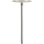 Diamantscheiben 808 - Stück einseitig, rot fein, HP, Figur 808 C, 0,15 mm, ISO 190