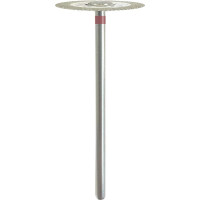 Diamantscheiben 808 - Stück einseitig, rot fein, HP, Figur 808 C, 0,15 mm, ISO 190