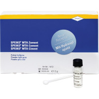SPEIKO® MTA Zement - Packung 2 g Pulver mit Hydroxylapatit, hellgrau, 1 Dosierlöffel