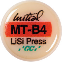 GC Initial™ LiSi Press - Packung 5 x 3 g Rohling B4 MT