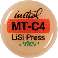 GC Initial™ LiSi Press - Packung 5 x 3 g Rohling C4 MT