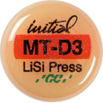 GC Initial™ LiSi Press - Packung 5 x 3 g Rohling D3 MT