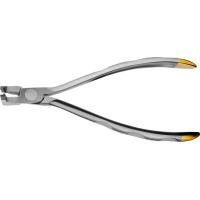 Kieferorthopädie-Zangen - Stück Distalschneider OLS-1111-S, MINI-Universal mit Drahtfangvorrichtung, TC