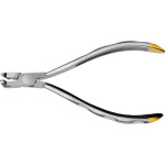 Kieferorthopädie-Zangen - Stück Distalschneider OLS-1114-S,  12 cm, mit Fangvorrichtung bündig schneidend