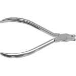 Kieferorthopädie-Zangen - Stück Clear Alinger Lochstanze OLS-1501,  6 mm, rund